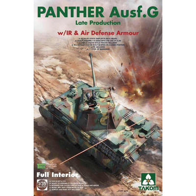 2121 Takom 1/35 Немецкий танк Panther G (поздний) с IR & Antiair Armour
