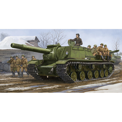 01571 Трубач 1/35 Soviet SU-152 Self-propelled Heavy Howitzer