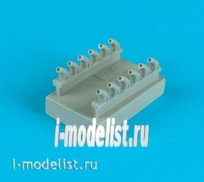 QB48 078 Quickboost 1/48 Набор для  P-39 Q/N Airacobra exhausts