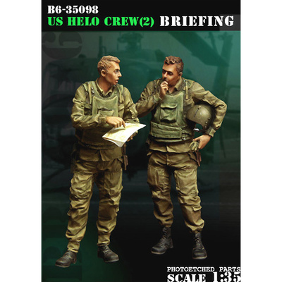 B6-35098 Bravo-6 1/35 U.S. Helo Crew (2) 