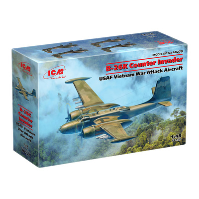 48279 ICM 1/48 Американский ударный самолет B-26K Counter Invader