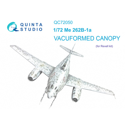 QC72050 Quinta Studio 1/72 Набор остекления для модели Me-262B-1a (Revell)