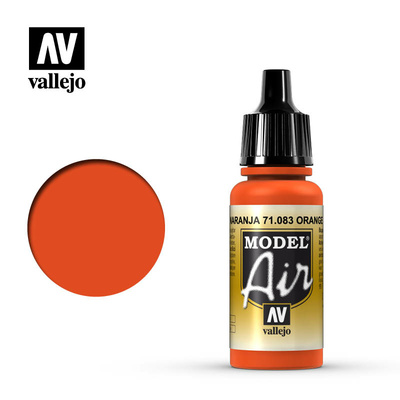 71083 Vallejo Краска акриловая `Model Air` Оранжевый / Orange