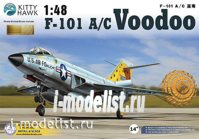KH80115 Kitty Hawk 1/48 Самолет F-101A/C Voodoo