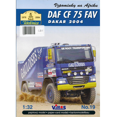 019 Vimos 1/32 DAF CF 75 Daf CF 75 FAV Dakar 2004
