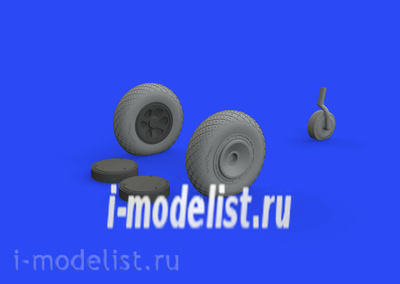 672221 Eduard 1/72 Addition to p-47D wheel models 