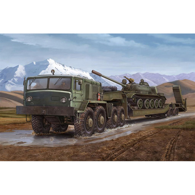 00211 Трубач 1/35 Грузовик 537 с прицепом