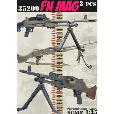 B6-35209 Bravo-6 1/35 FN-MAG (3 шт.)