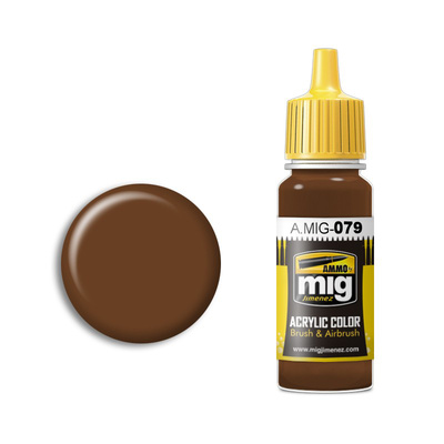 AMIG0079 Ammo Mig Краска акриловая CLAY BROWN (коричневая глина)