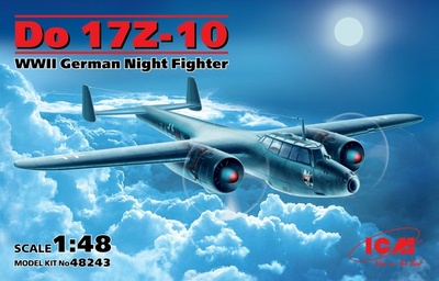 48243 ICM 1/48 Германский ночной истребитель 2МВ Do17Z-10