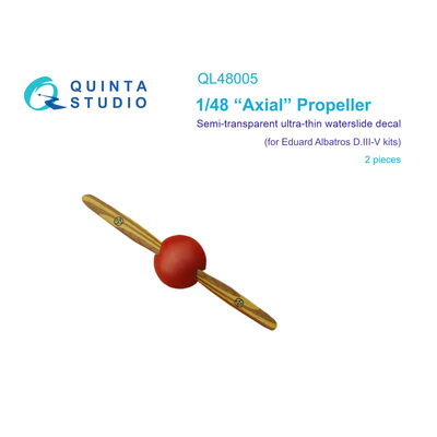 QL48005 Quinta Studio 1/48 Деревянные пропеллеры Axial (Eduard)