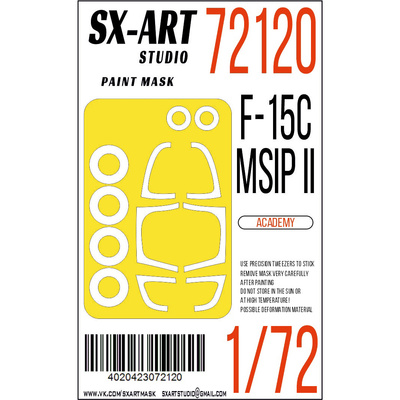 72120 SX-Art 1/72 Окрасочная маска F-15C MSIP II (Academy)