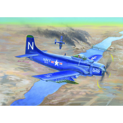 02252 Трубач 1/32 Самолет A-1D AD-4 Skyraider