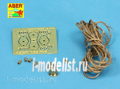 R-08N Aber 1/35 All – purpose single Pulley x 2pcs