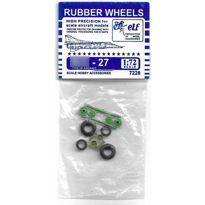 7228 Elf Productions 1/72 Wheels rubber MiG-27
