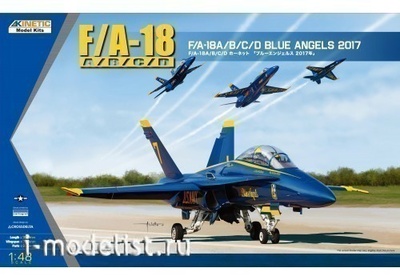 K48073 Kinetic 1/48 F/A-18A/B/C/D Blue Angels 2017