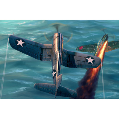 80382 HobbyBoss 1/48 F4U-1 Corsair поздняя версия