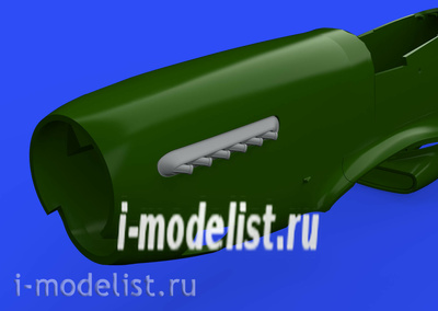 648486 Eduard 1/48 Дополнение к моделям P-51D выхлопные патрубки с обтекателями