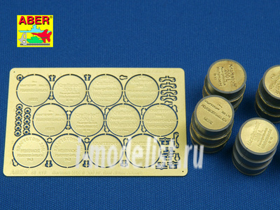 48 A18 Aber 1/48 German Wwii 200 ltr. fuel drum covers