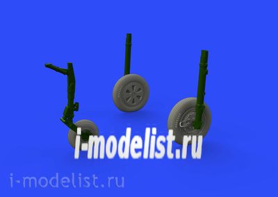 672182 Eduard 1/72 Набор дополнений MiGG-21MF wheels