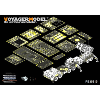 PE35815 Voyager Model 1/35 Photo Etching for Modern American Patriot Air defense System with Tractor M983 Basic