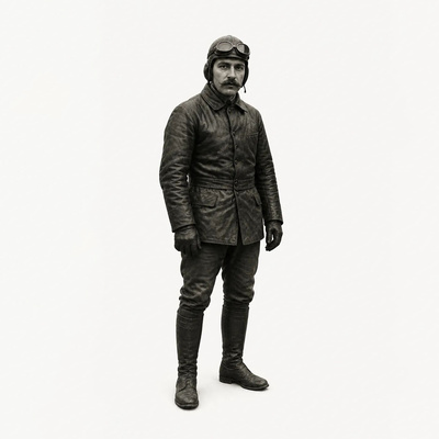 DMS-35295 ДМС 1/35 Фигурка Мfromоциклист (1900-1930)