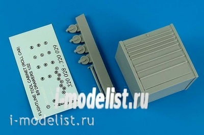 320 029 Aires 1/32 Набор дополнений USAF Flightline toll cabinet (roll cab) 8 drawers