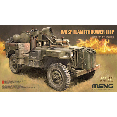 VS-012 Meng 1/35 Армейский джип WASP с огнемётом