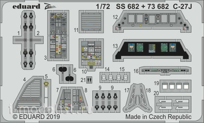 SS682 Eduard 1/72 Фототравление для C-27J