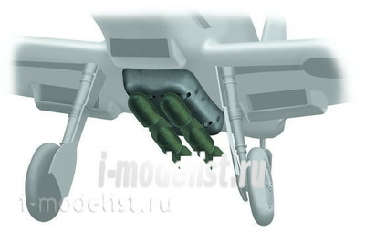 3005 Eduard 1/32 Bf 109E Bomb set