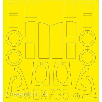 EX735 Eduard 1/48 Mask for the Proctor Mk. I