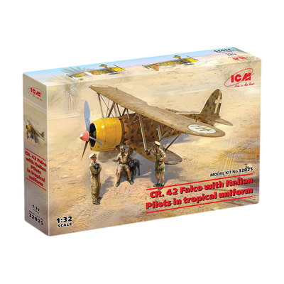 32025 ICM 1/32 CR. 42 с итальянскими пилотами в тропической униформе