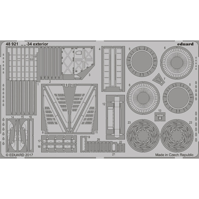 48921 Eduard 1/48 Фототравление С-34 экстерьер
