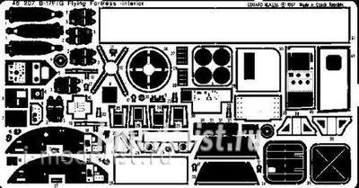 Eduard 48207 1/48 photo-etched B-17F/G interior  