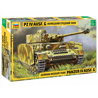 3674 Звезда 1/35 Немецкий танк Pz IV Ausf. G