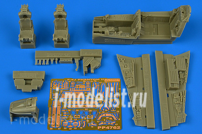 4762 Aires 1/48 Набор дополнений F-4J Phantom II (late v.) cockpit set