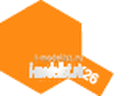 81526 Tamiya X-26 Clear Orange (Прозр. оранжевая) Акриловая краска