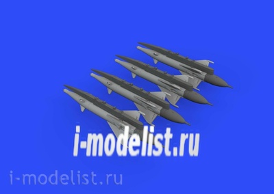 672191 Eduard 1/72 Набор дополнений RS-2US missiles for MiG-21