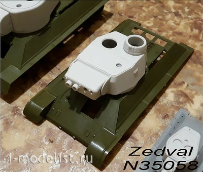 N35058 Zedval 1/35 Набор для конверсии Танка тип 34/76 обр. 1941года в Танк тип 34-3
