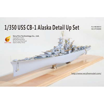 VF350006 Very Fire 1/350 Набор дополнений для USS CB-1 Alaska (HobbyBoss)