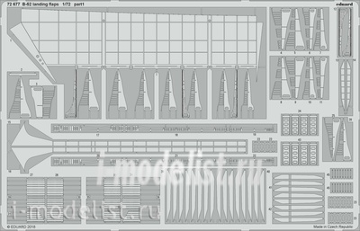 72677 Eduard 1/72 Фототравление B-52 закрылки