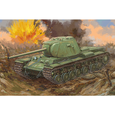 09544 Трубач 1/35 Советский тяжелый танк КВ-3