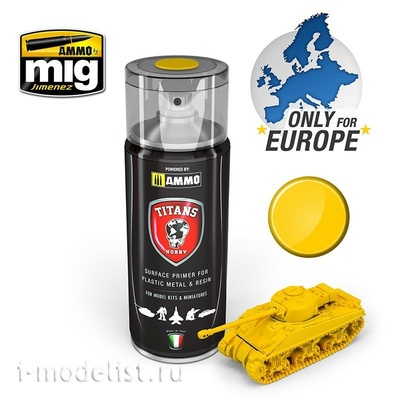 TTH104 Ammo Mig Желтая матовая грунтовка