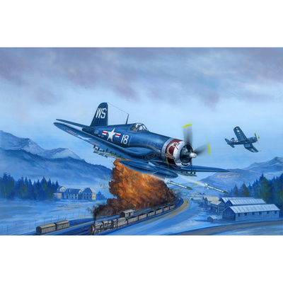 80387 HobbyBoss 1/48 Самолёт F4U-4 Corsair (Поздняя версия)