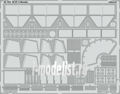 48763 Eduard 1/48 Фототравление B-29 A-Bombs