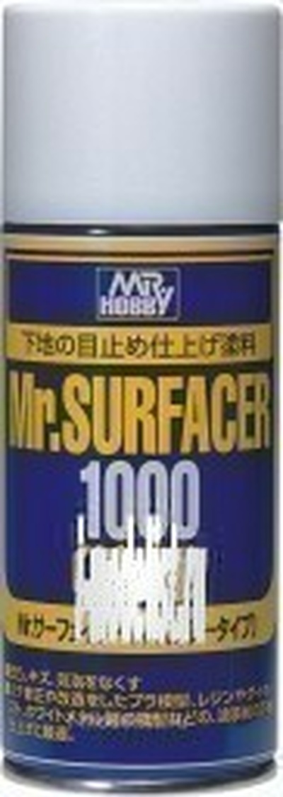 B-519 Gunze Sangyo Грунтовка-спрей Mr. Surfacer 1000 Deluxe. Объем: 170 мл.