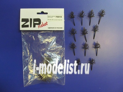 70015 ZIPMaket Каркас дерева овальный 30 мм (30 штук) пластик