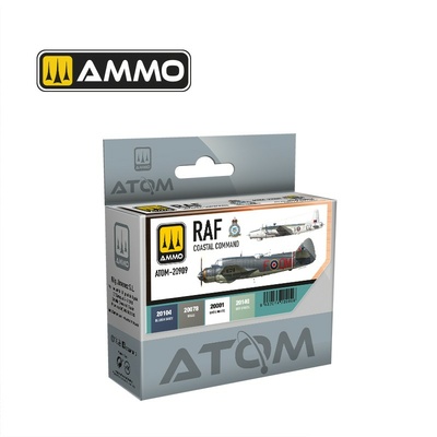 ATOM20909 Ammo Mig Набор ATOM Береговое командование Королевских ВВС / ATOM RAF Coastal Command Set (4 цвета)