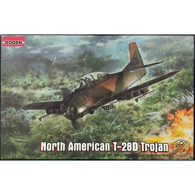 450 Roden 1/48 Самолёт Норт Америкэн T-28 «Троян»