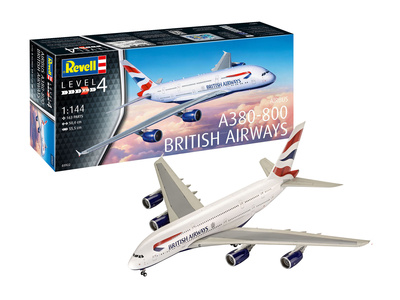 03922 Revell 1/144 Самолёт Airbus 380-800 British Airways